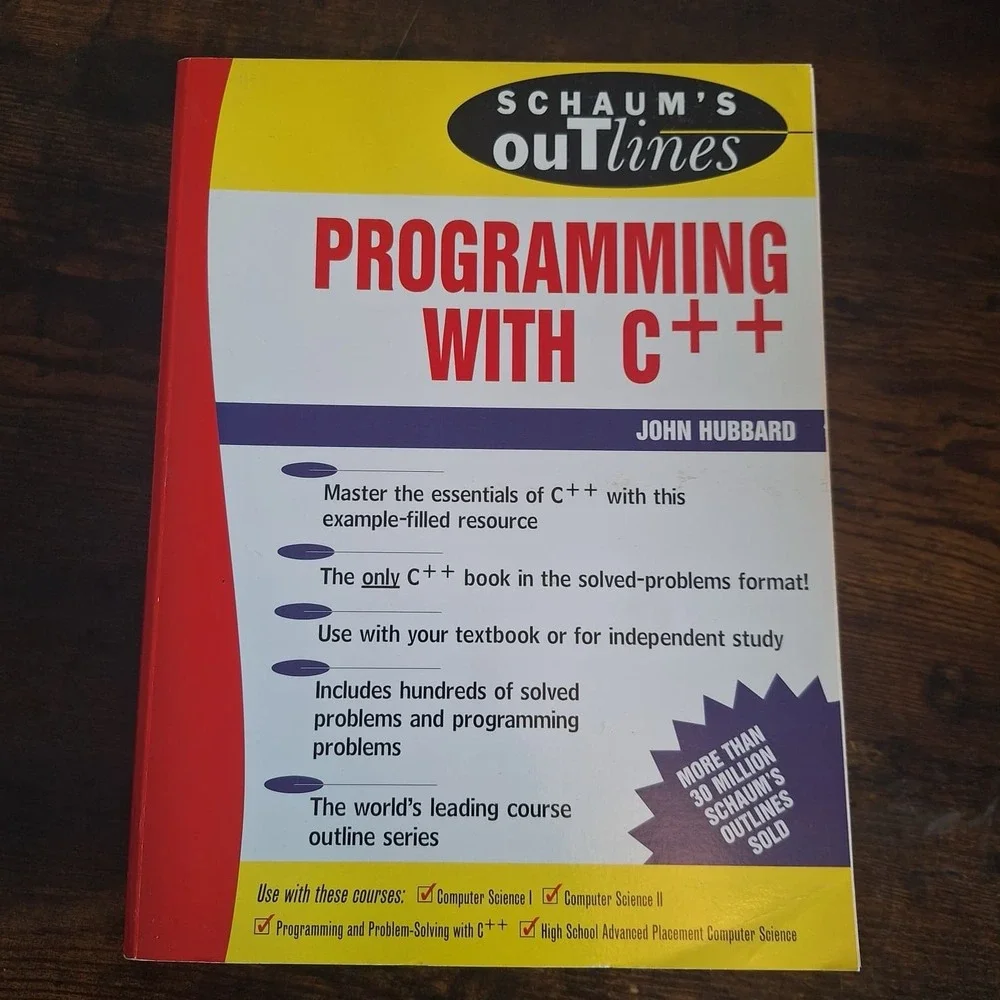 Schaum's Outlines Lot of 3: Numerical Analysis + Programming C & C++ 2nd Edition